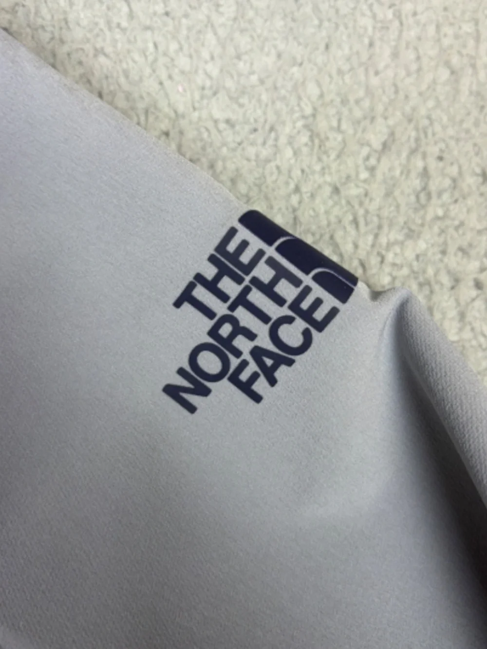 The North Face Jacket Men XL Blue Gray  Full Zip Windwall ThoughtLogic NWT Flaw